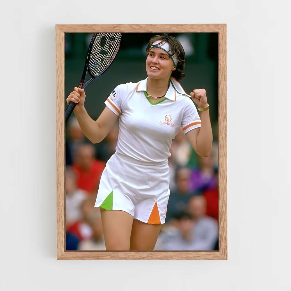Poster Martina hingis – affiche Tennis (vue 4)